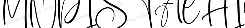 MNPISTACHIO regular字体转换